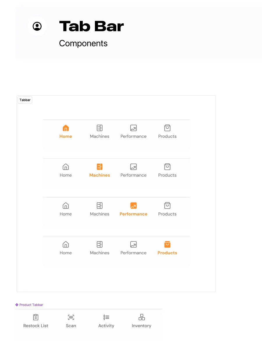 Vendera 设计系统 Tab Bar 组件规范