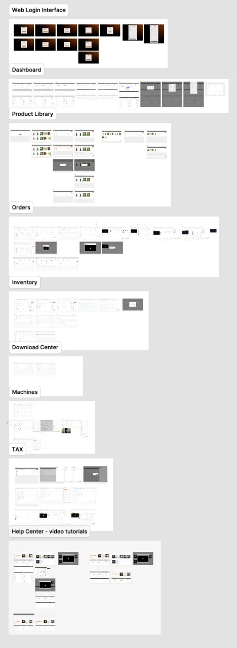 Vendera Web VMS Figma Make 原型总览